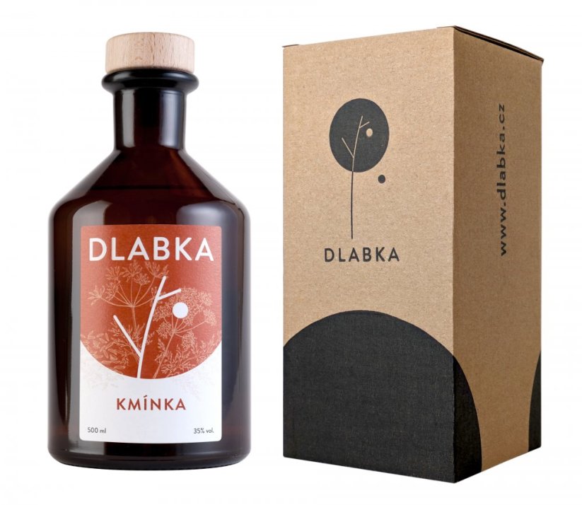 KMÍNKA 25% 0,5L - Balení: Bez krabičky + 0 Kč