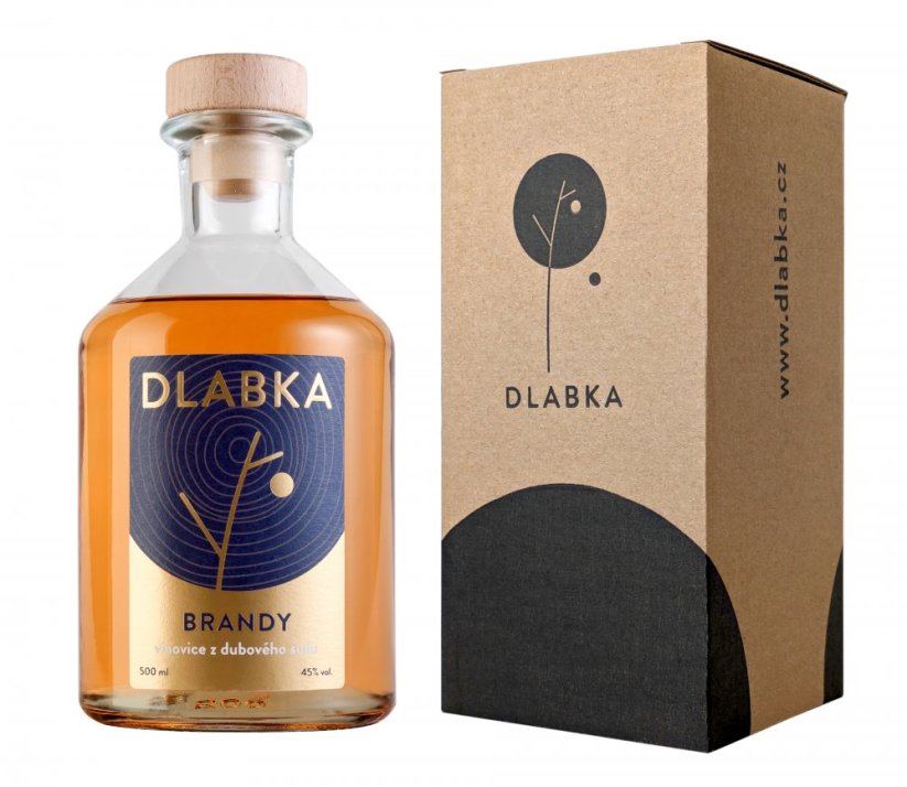 BRANDY 45% 0,5L - Balení: Bez krabičky + 0 Kč