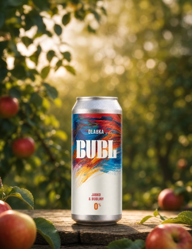 Bubl Jablečný 0% 0,5l