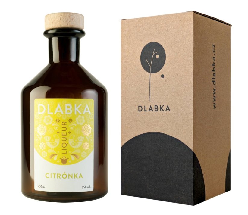 CITRONKA 25% 0,5L - Balení: S krabičkou + 20 Kč