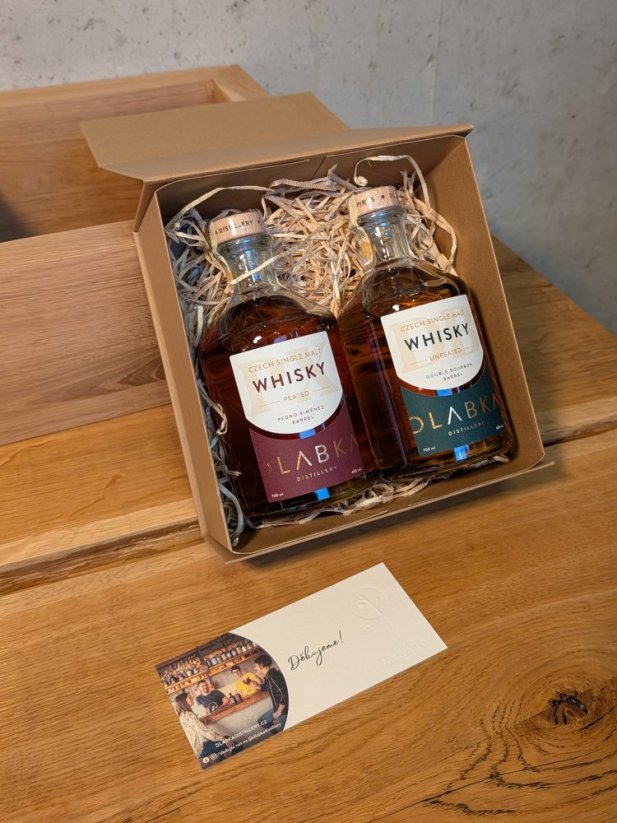 DÁRKOVÁ SADA Whisky Double Bourbon & Whisky Peated Pedro Ximénez