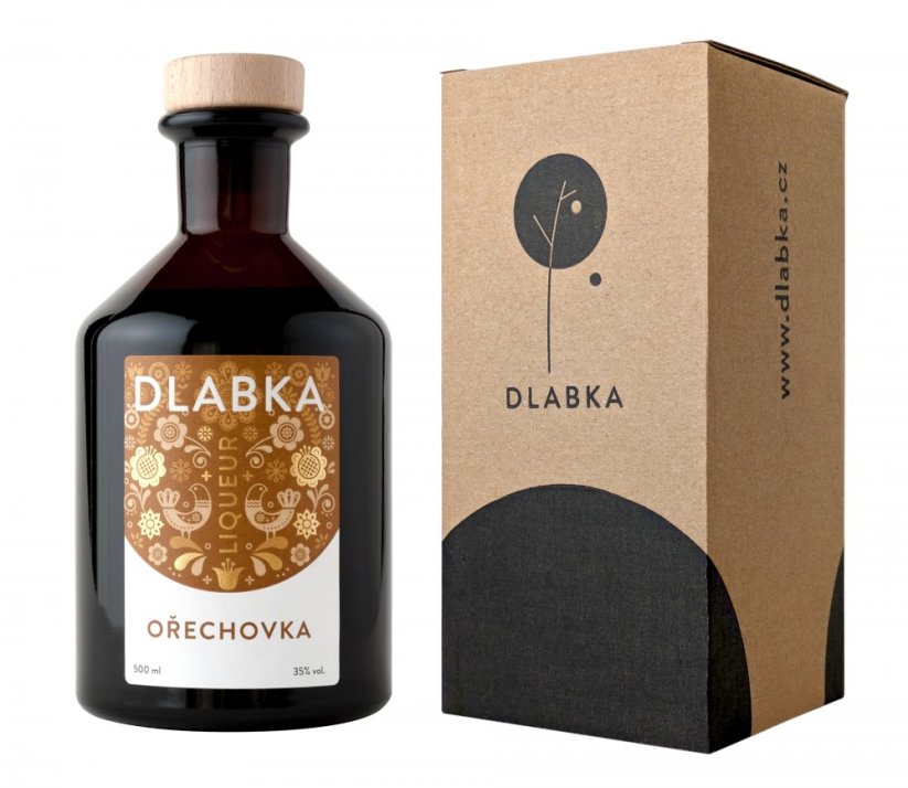 OŘECHOVKA LIQUEUR 25% 0,5L - Balení: Bez krabičky + 0 Kč